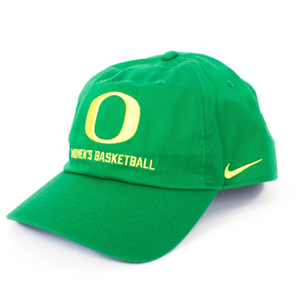 Classic Oregon O, Nike, Green, Curved Bill, Cotton, Accessories, Women, Basketball, Twill, Unstructured, Adjustable, Hat, 882862